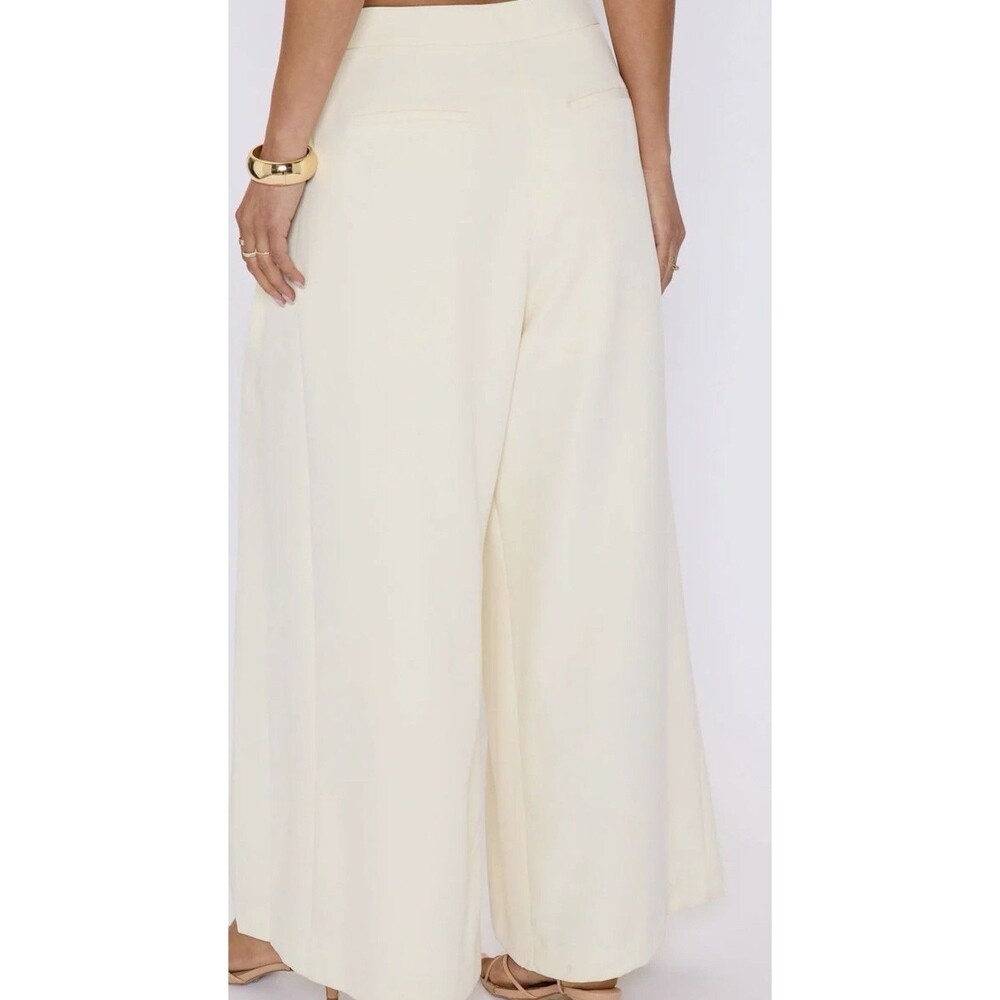 Vici NWOT Polished Pleated Trousers Wide Leg Dress Pants Size XL - Picture 6 of 8